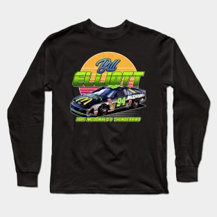 Bill Elliott 90s Retro Long Sleeve T-Shirt